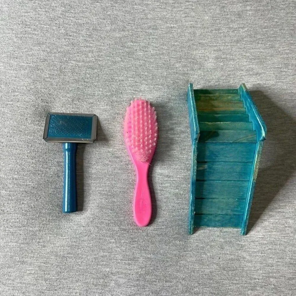 Petco Kaytee Small Animal Toy & Grooming Brushes 3 PCS. Set